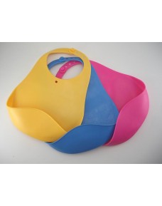 Easy Washing & Roll-able Soft Baby Bibs (Non PVC & BPA Free) 